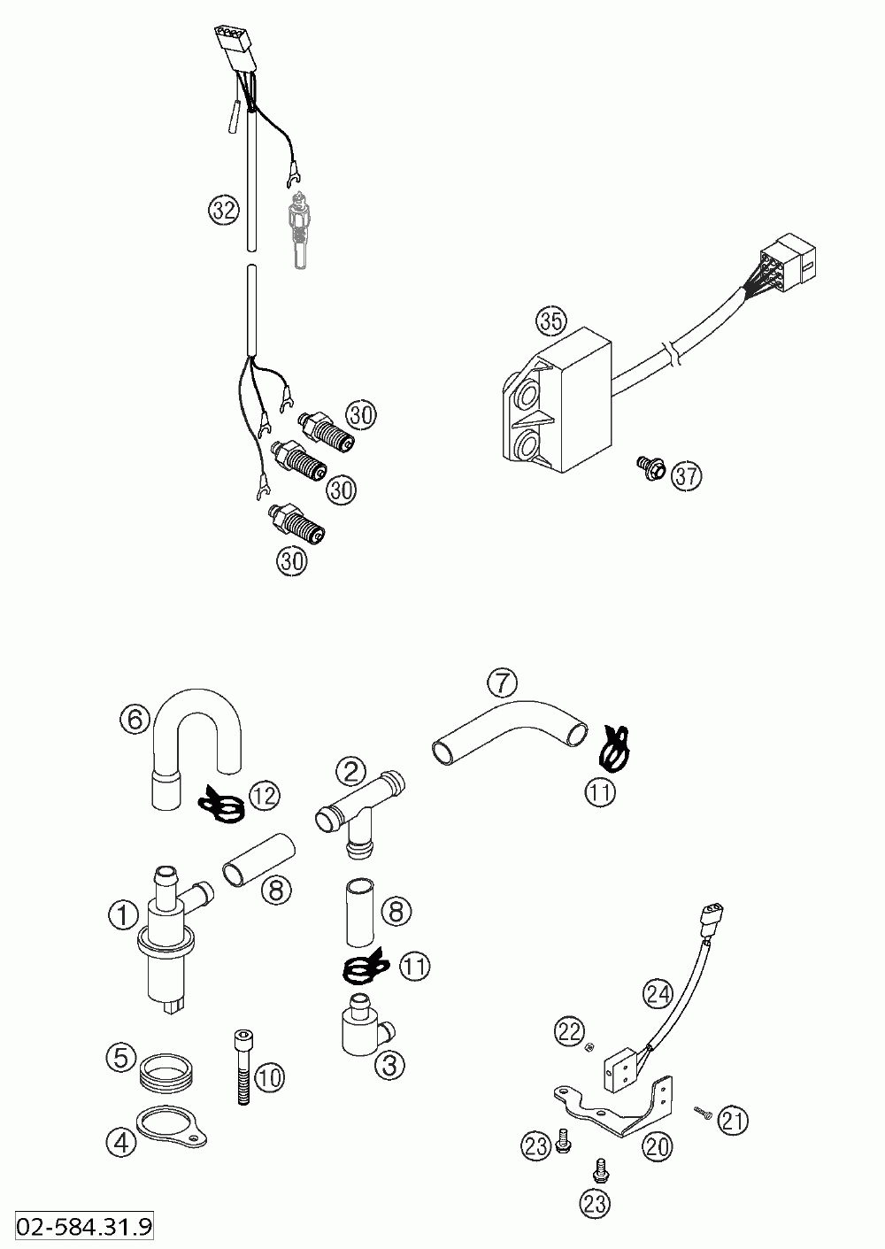 Electronic power control 640