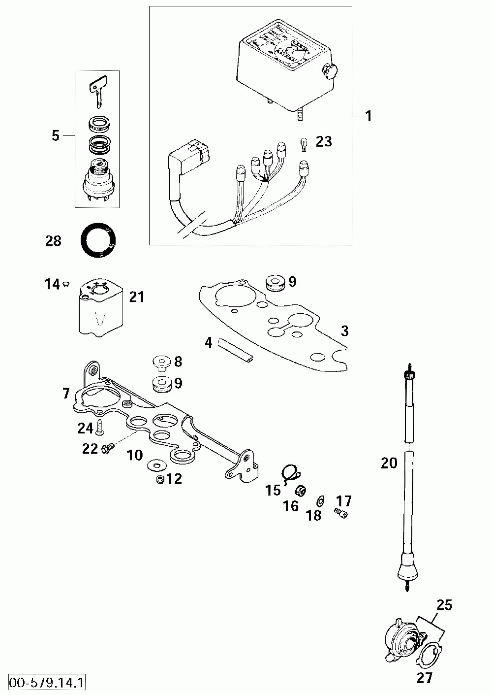 Tachoanlage speedometer 640 ls-e_mil 2000