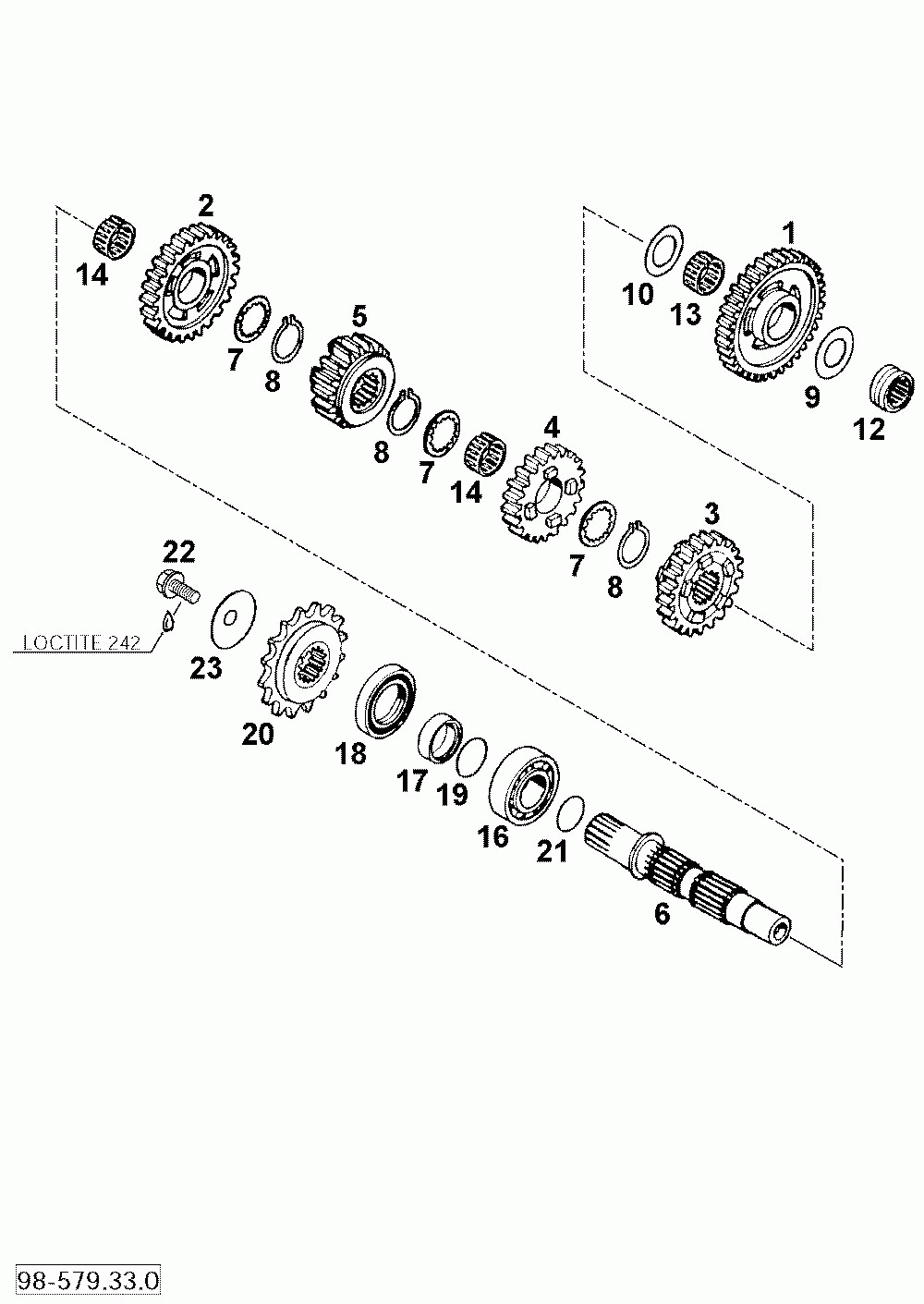 Getriebe ii transmission ii 640 ls-e_mil 2000