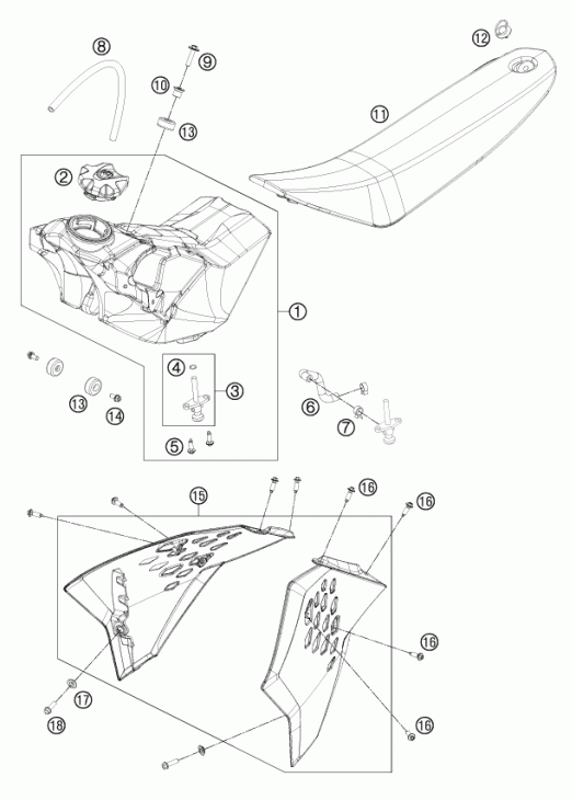 Tank seat cover