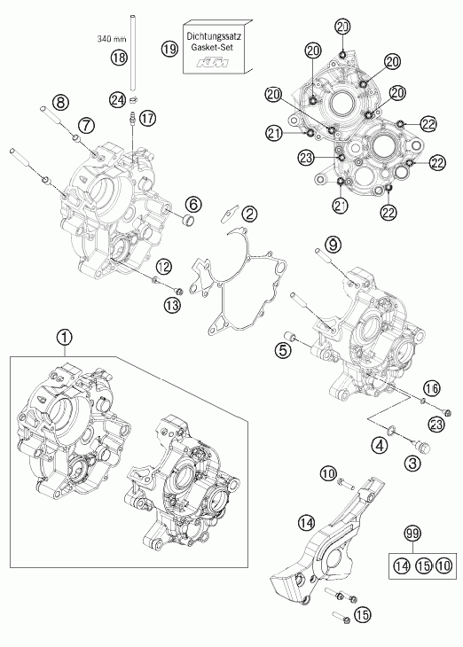 Engine case