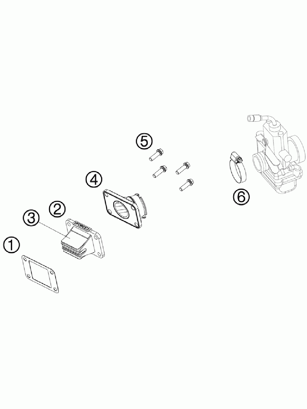 Reed valve case