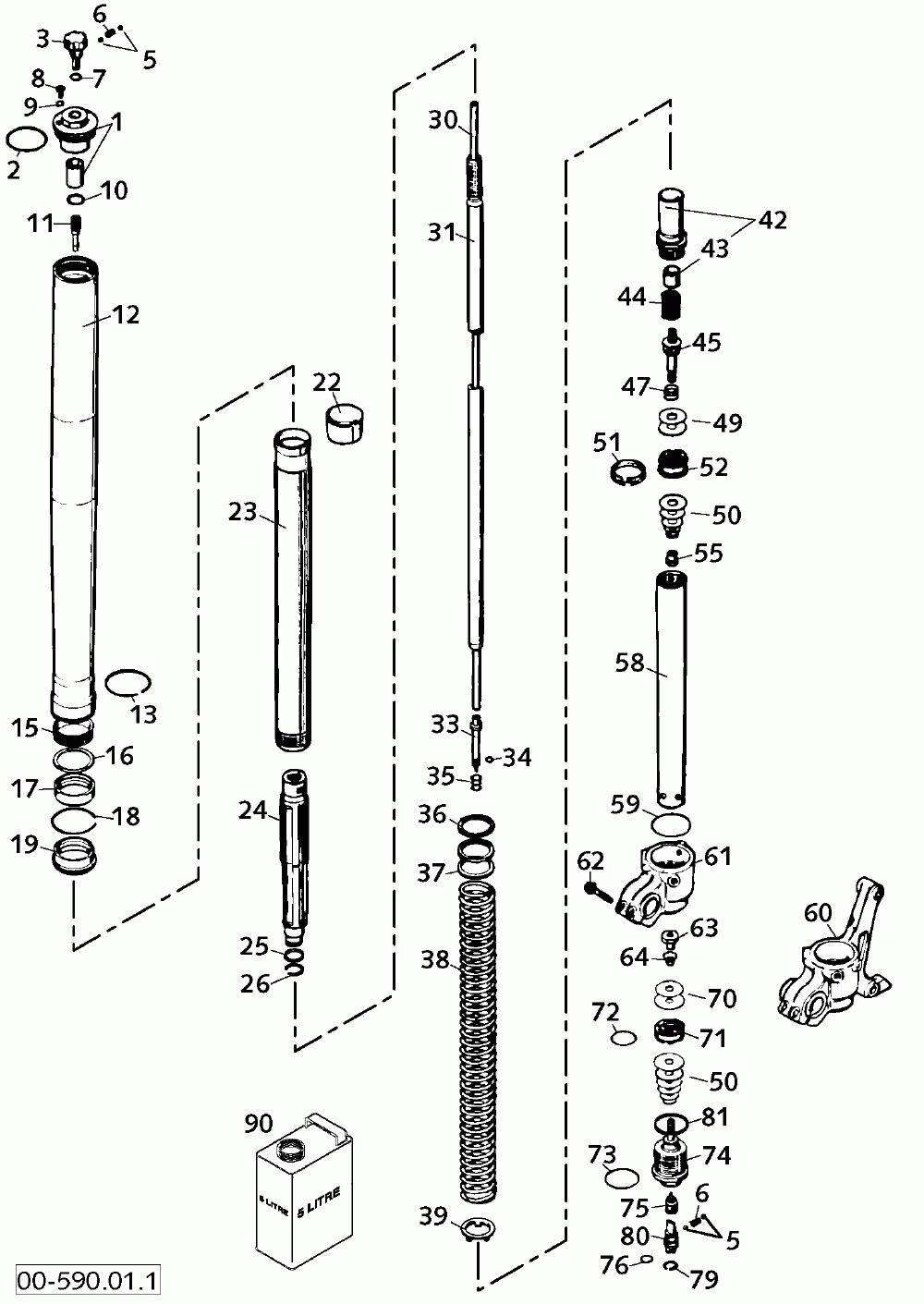 Gabelbeine multi adjuster fork leg multi adjuster 660