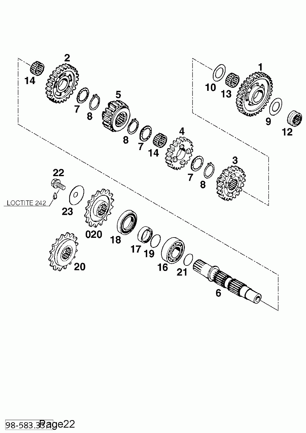 Getriebe ii transmission ii 660 ‘99