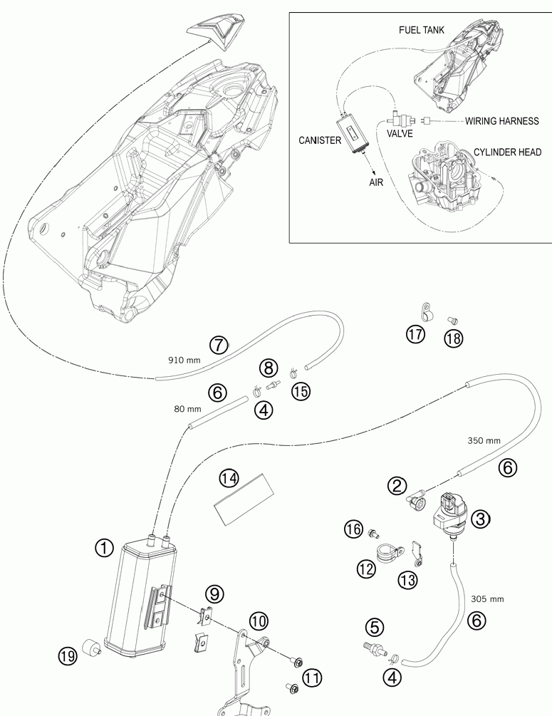 Evaporative canister