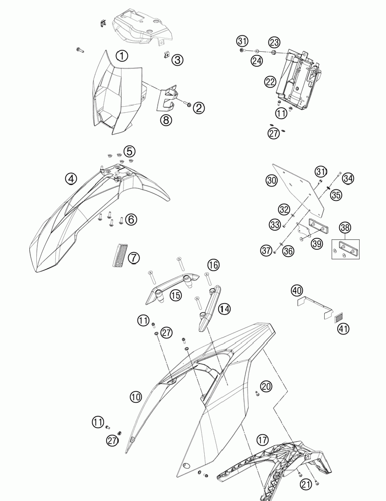 Mask fenders