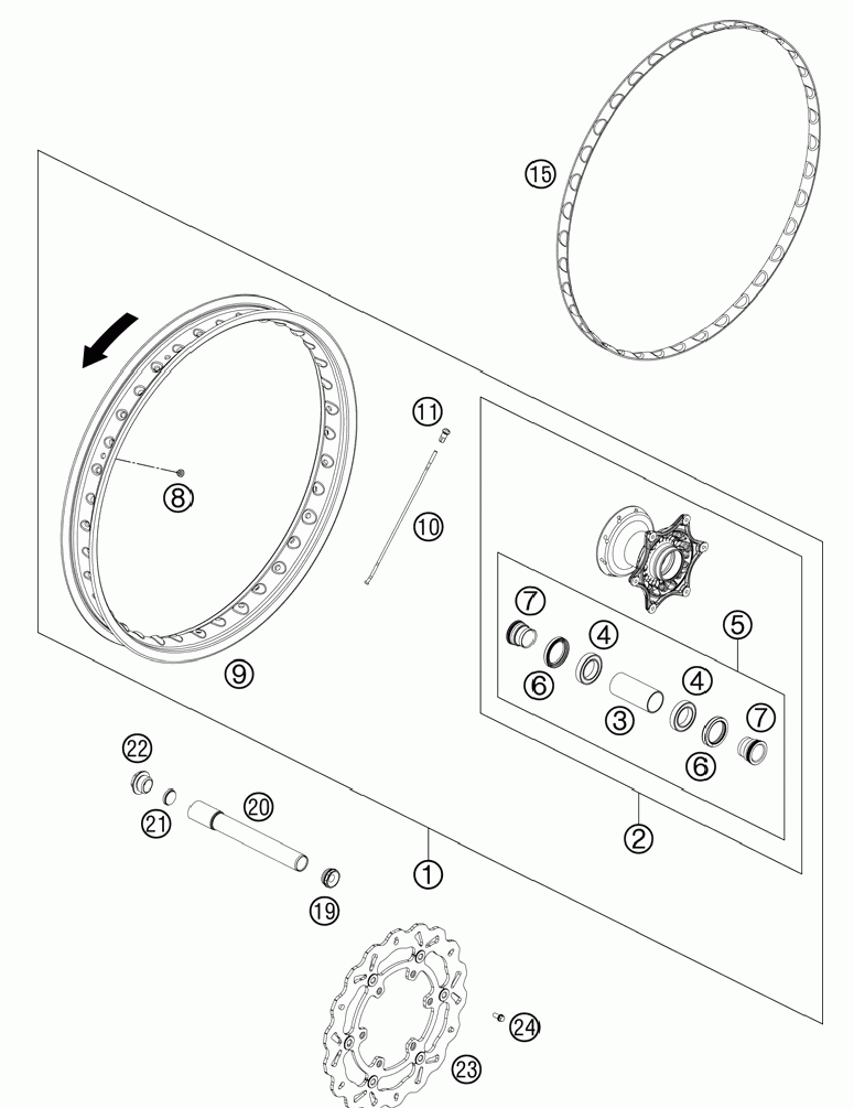 Front wheel