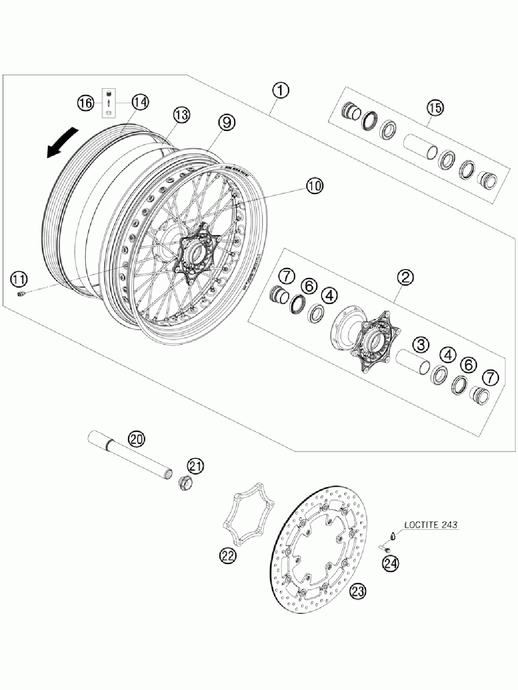 Front wheel