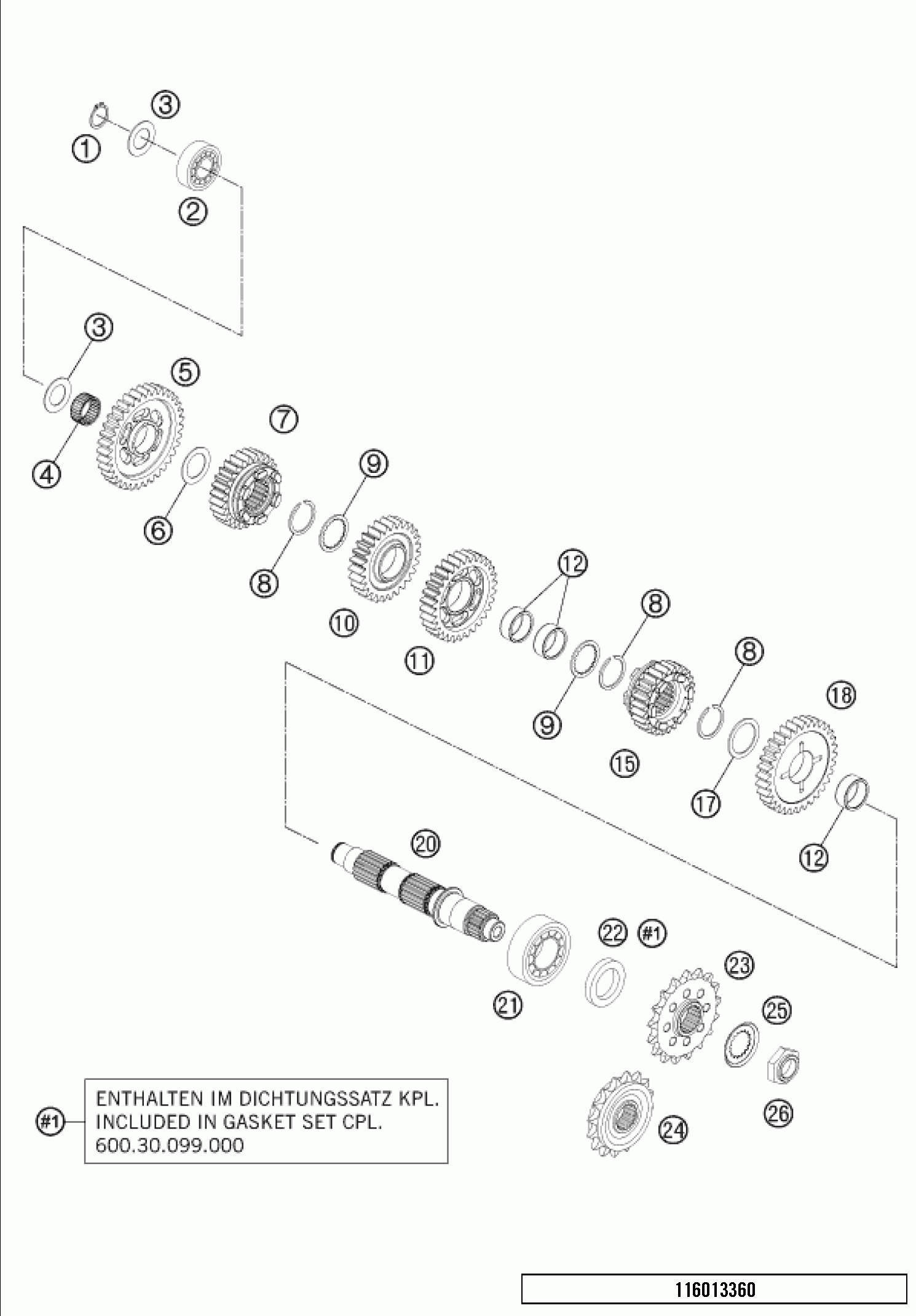 Transmission ii - countershaft