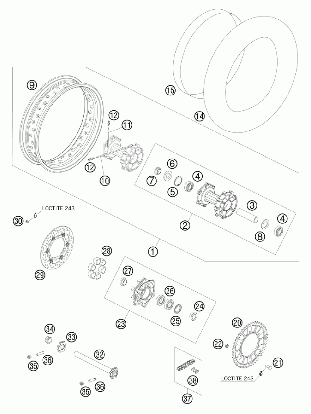 Rear wheel