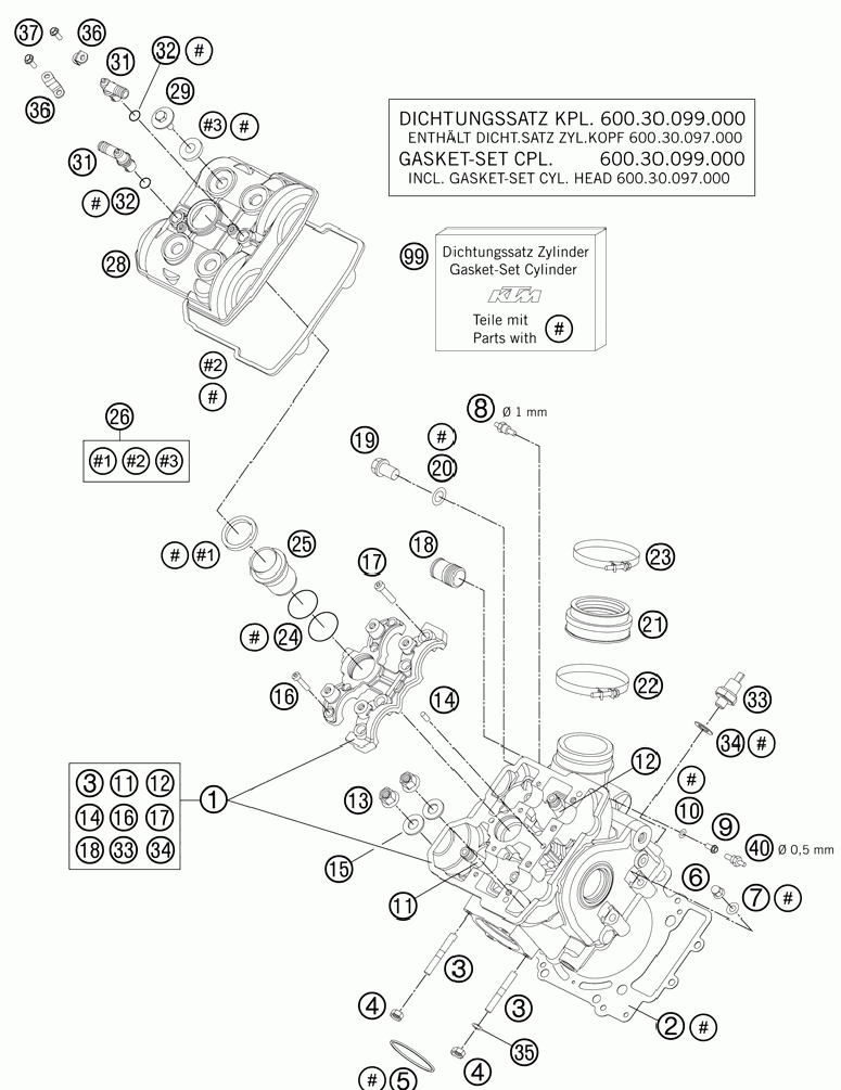 Cylinder head front