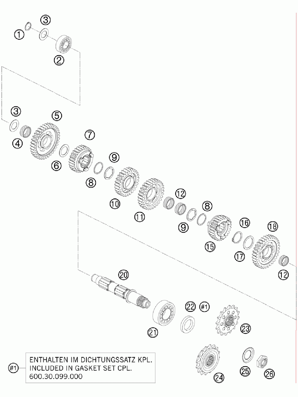 Transmission ii - countershaft