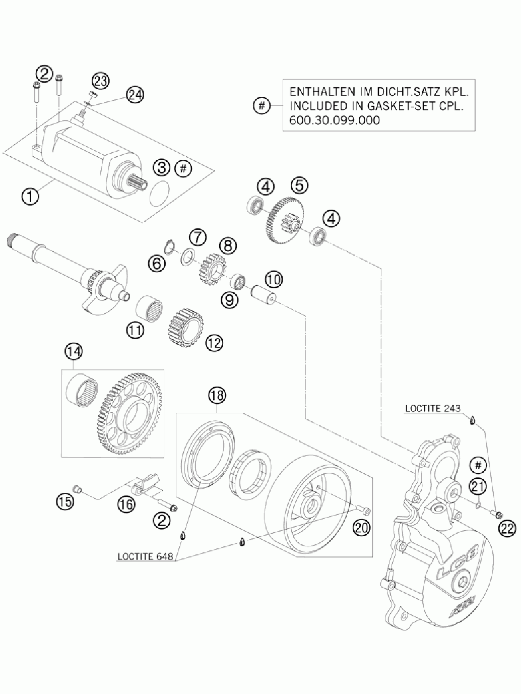 Electric starter