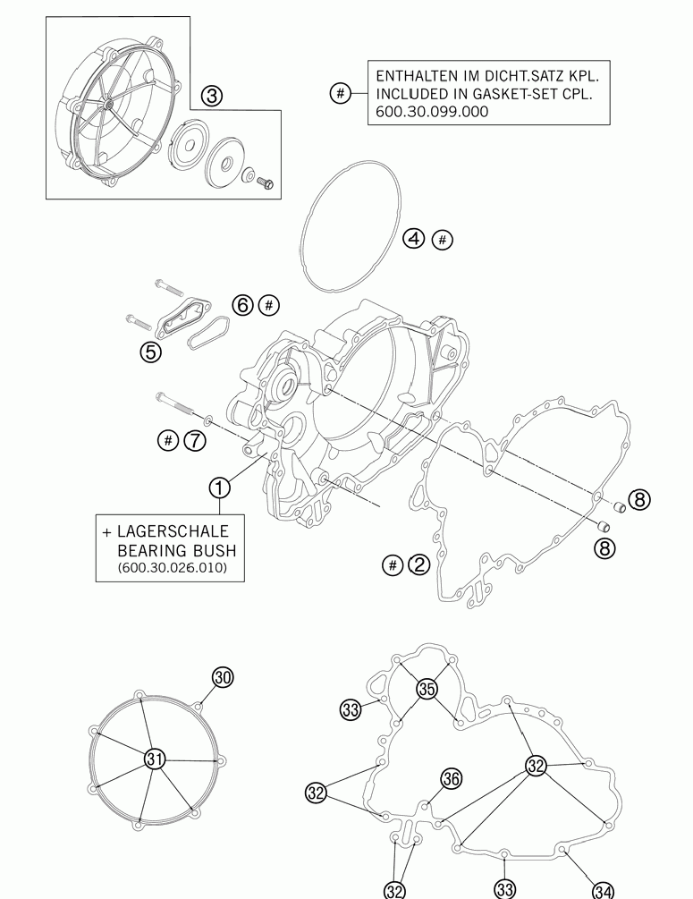 Clutch cover