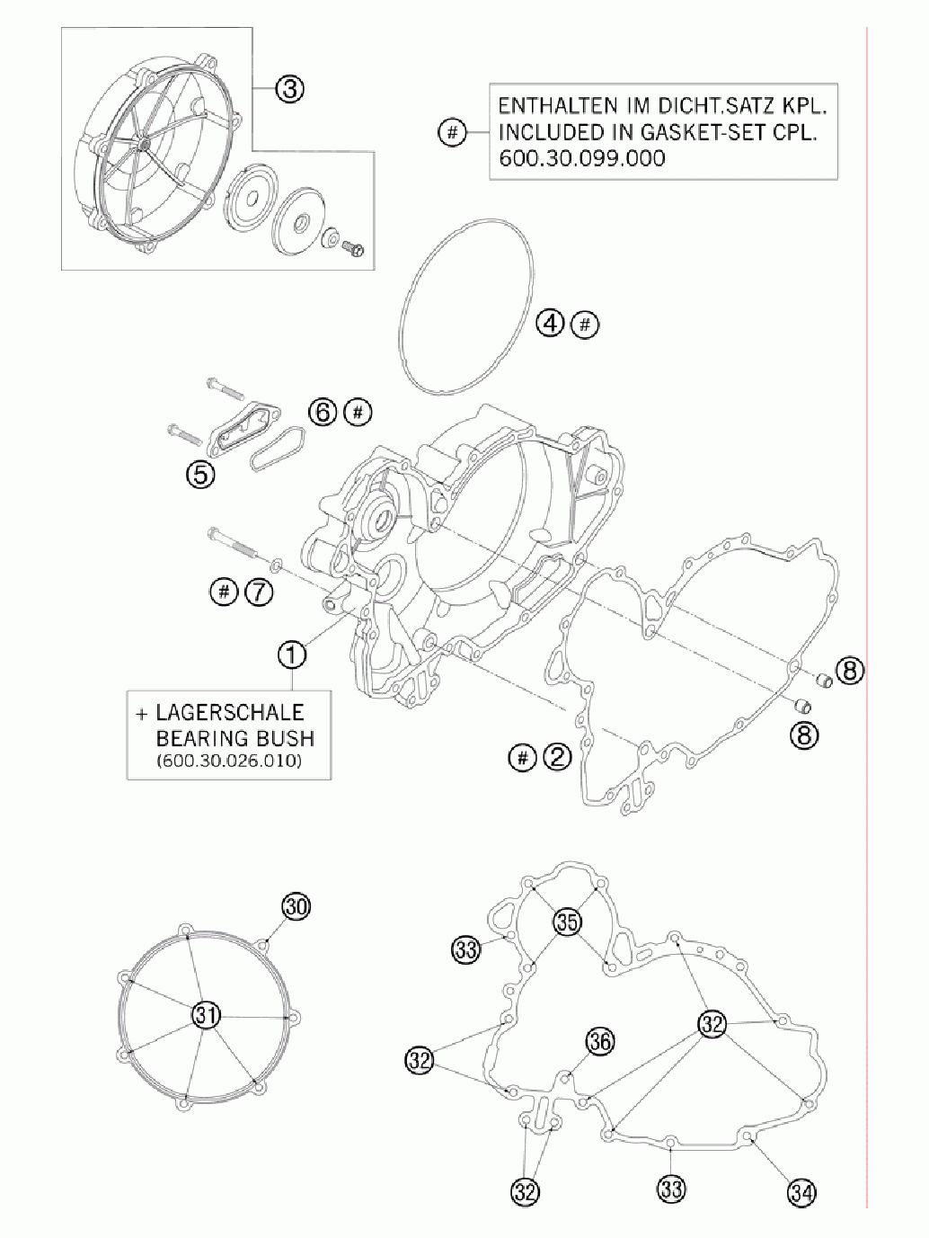 Clutch cover