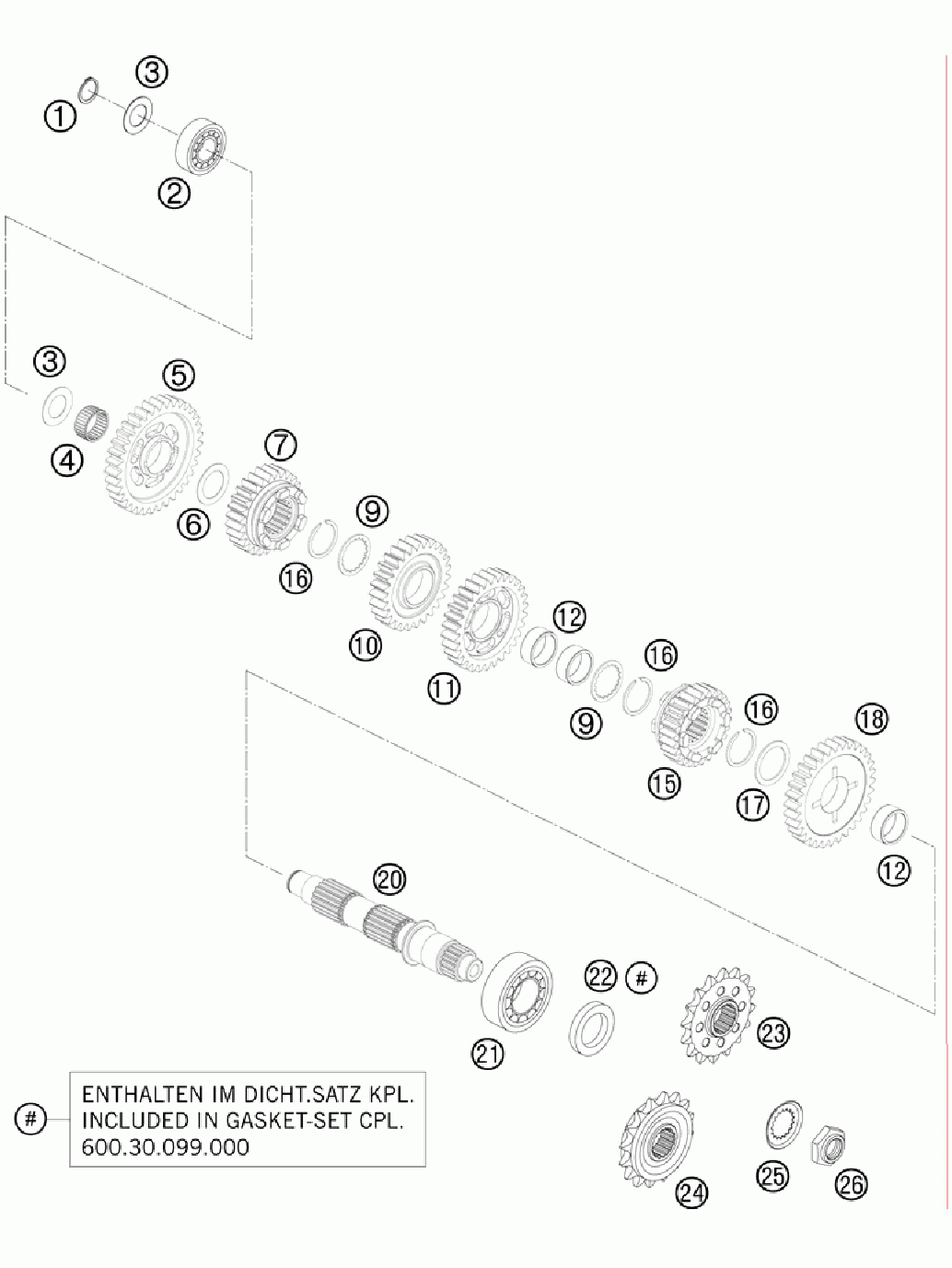 Transmission ii - countershaft