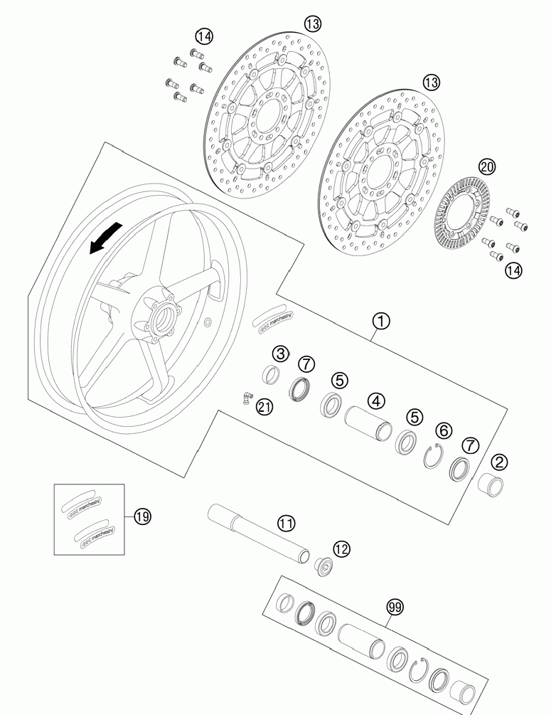 Front wheel