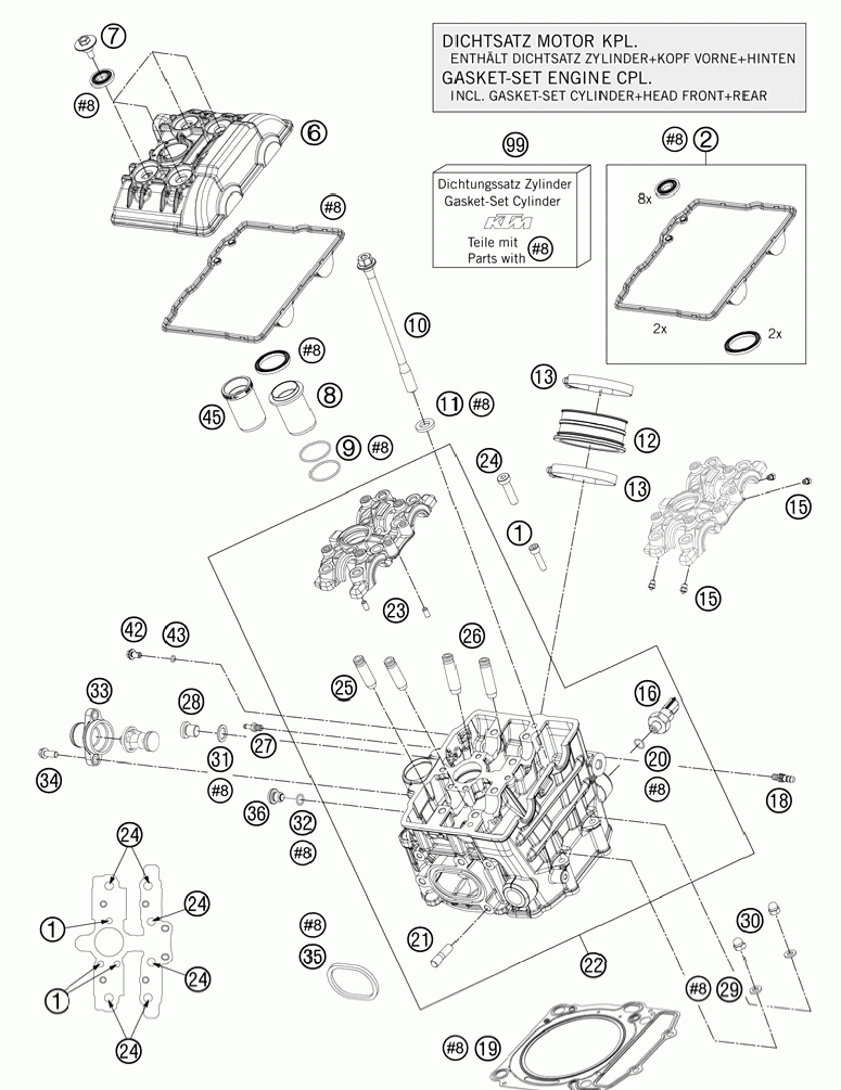 Cylinder head front