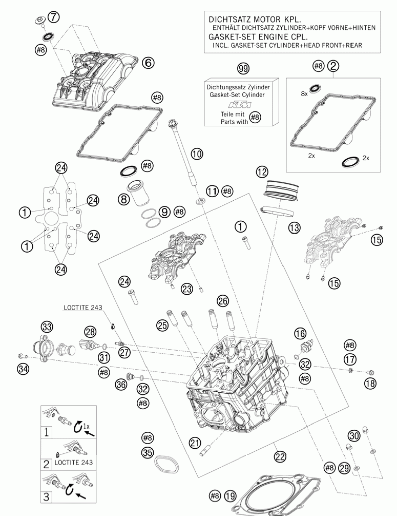 Cylinder head front