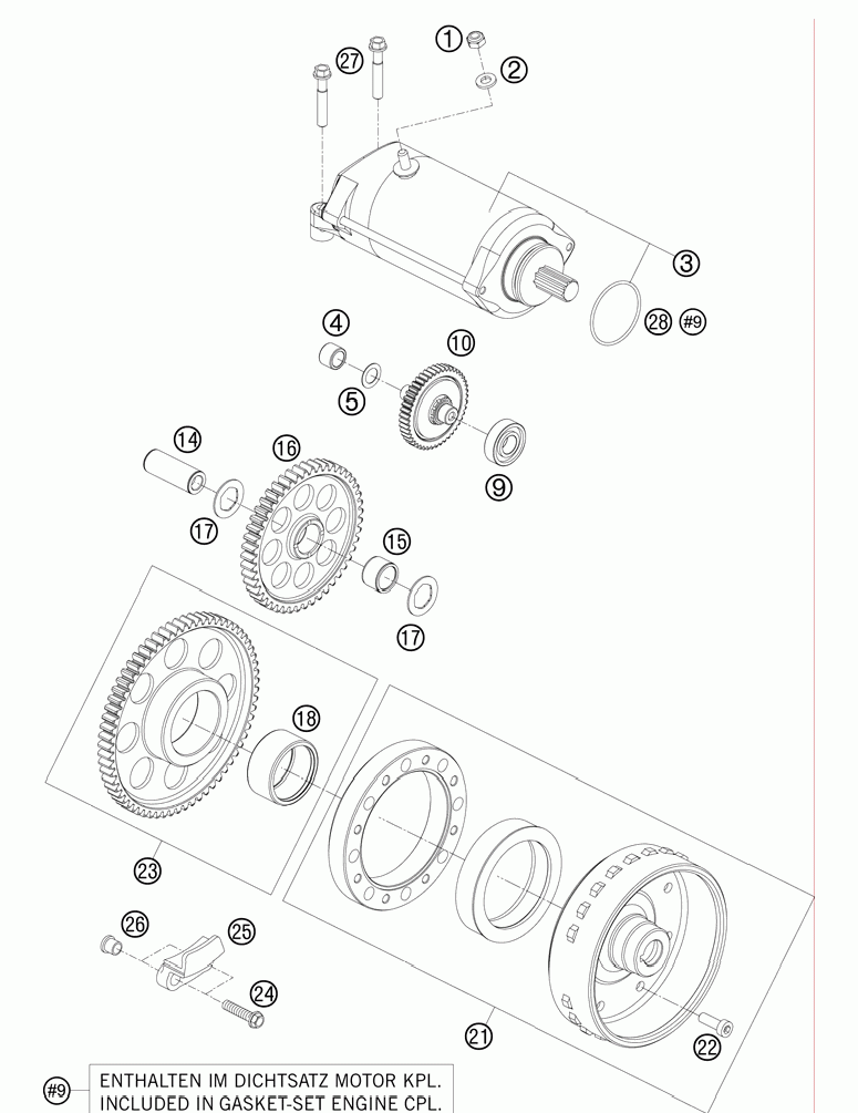 Electric starter