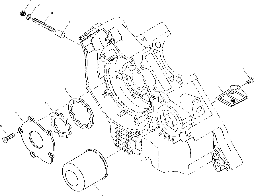 Oil pump and oil filter - a00cd32fb