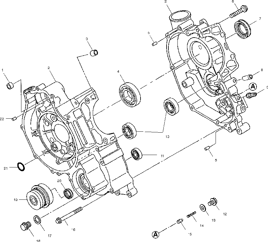 Crankcase - a01ch50eb