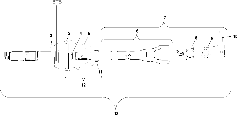 Cv joint - btb - a01ch50aa