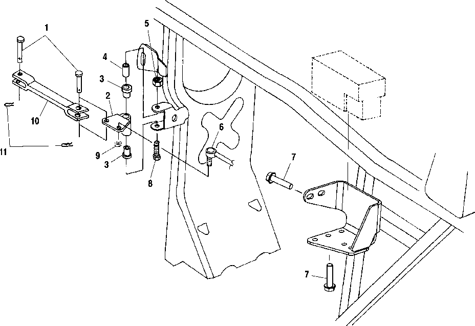 Frame mounting - a01ch50aa