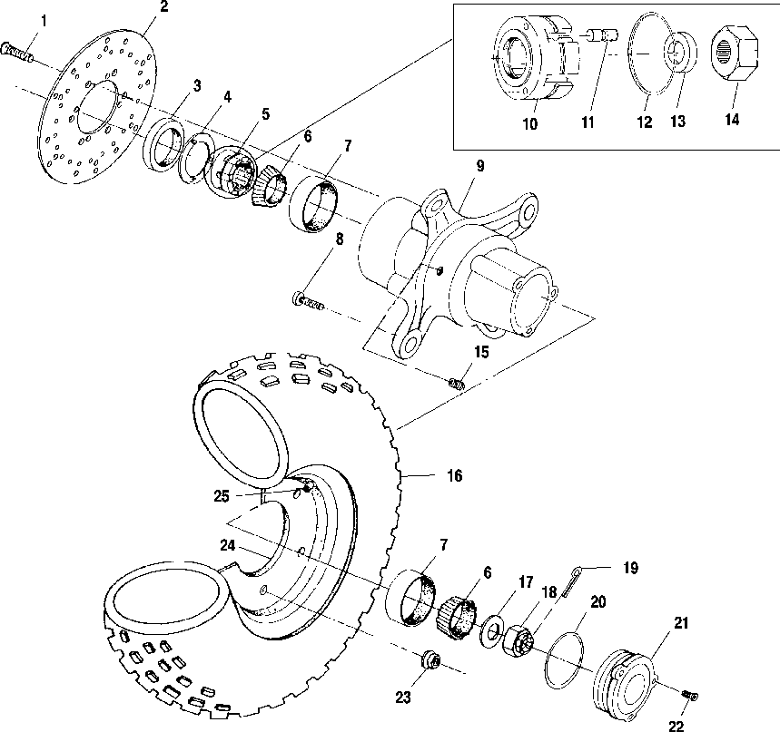 Front wheel - a01ch50aa