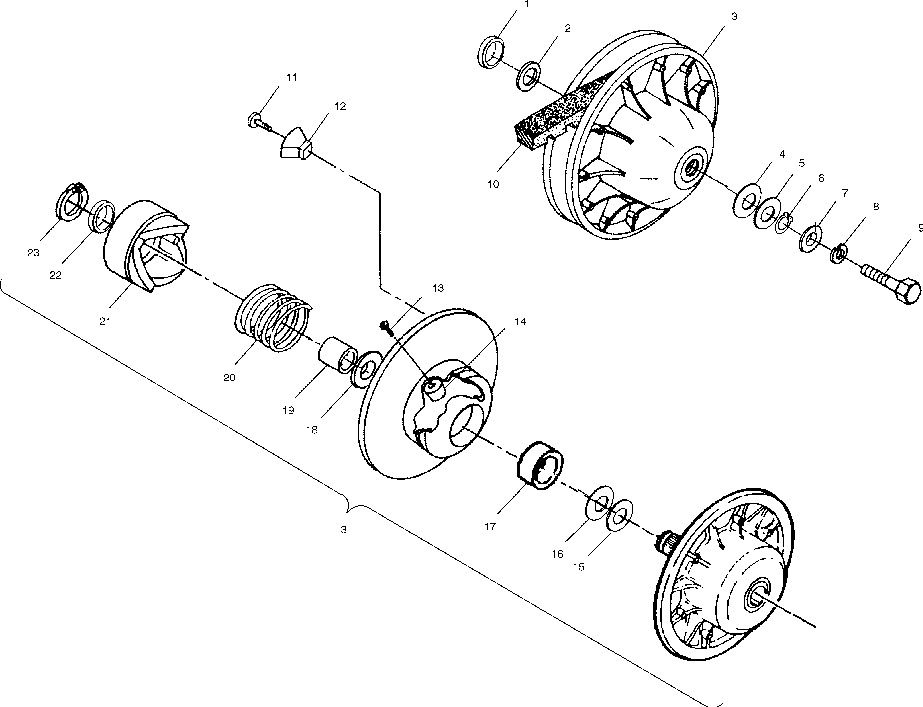 Driven clutch - a01ch50aa