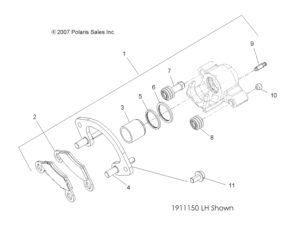 Brakes front caliper - a10tn55al_ax