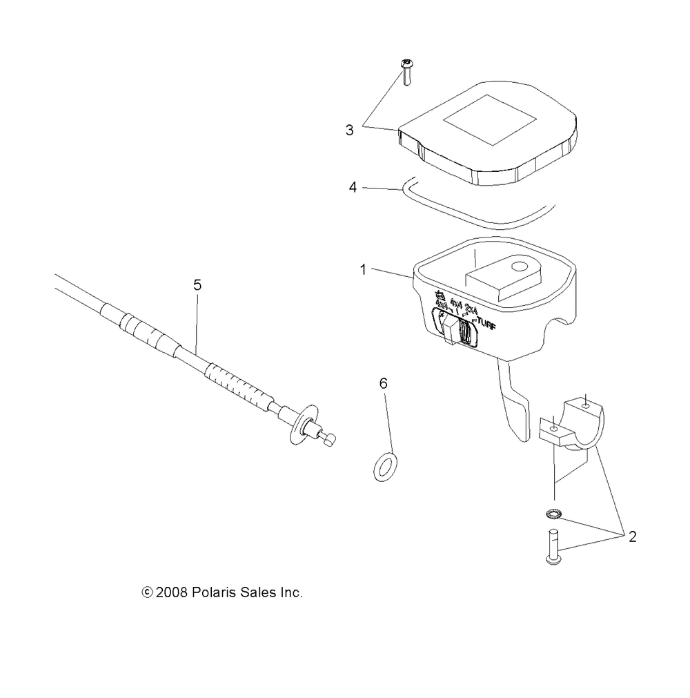 Steering controls throttle asm. and cable - a10tn55al_ax