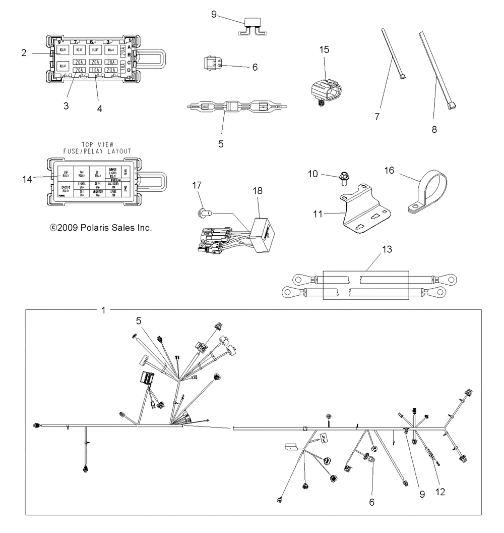 Electrical harness - a10tn55al_ax