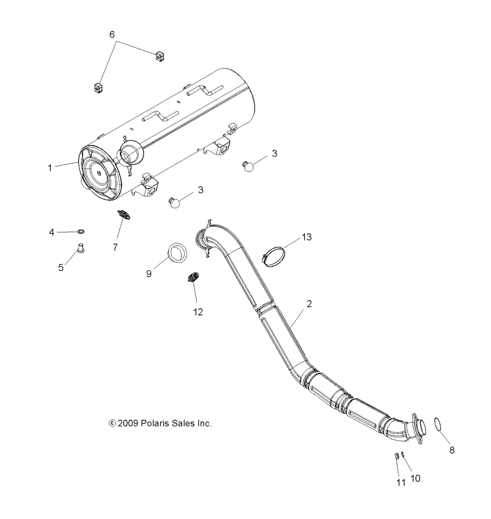 Engine exhaust - a10tn55al_ax