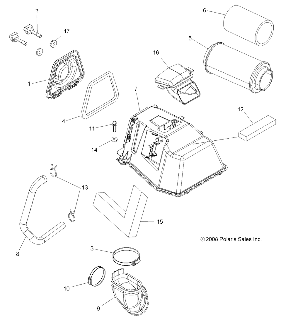 Engine air intake - a10tn55al_ax