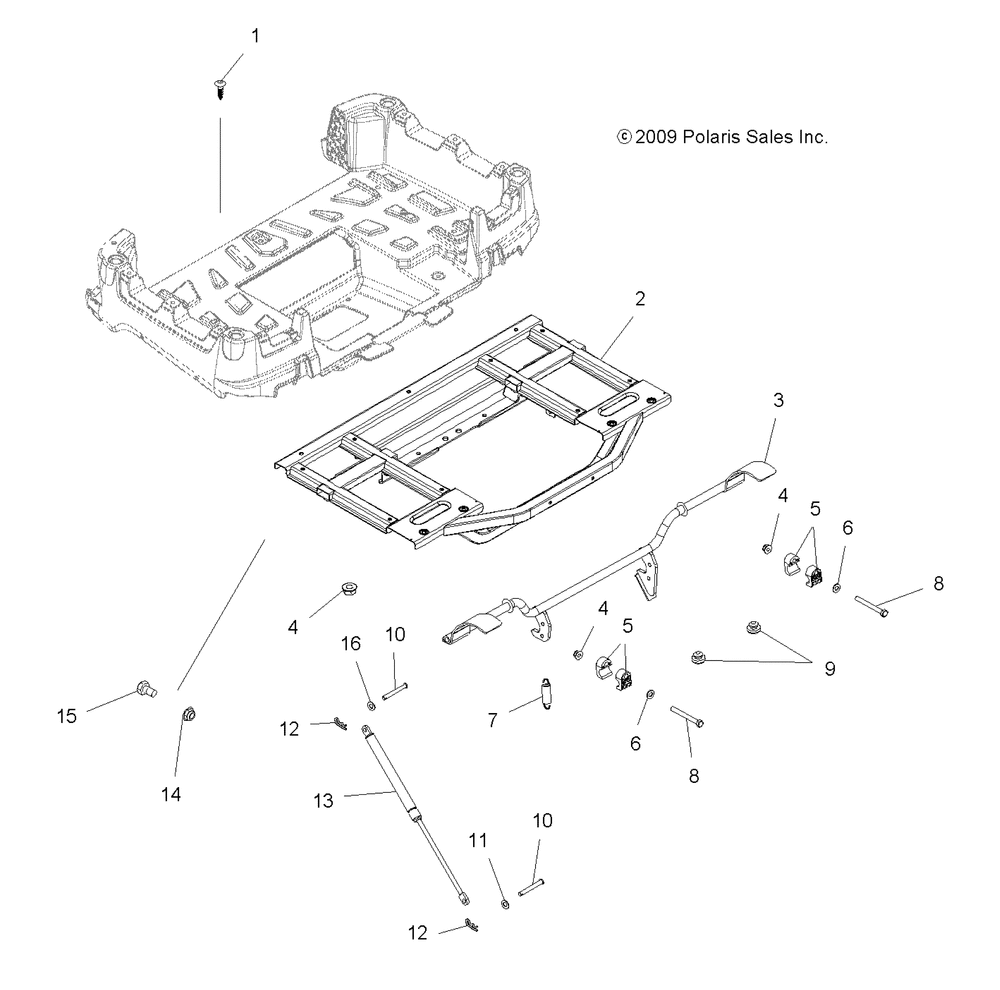 Body box frame and latch - a10tn55al_ax