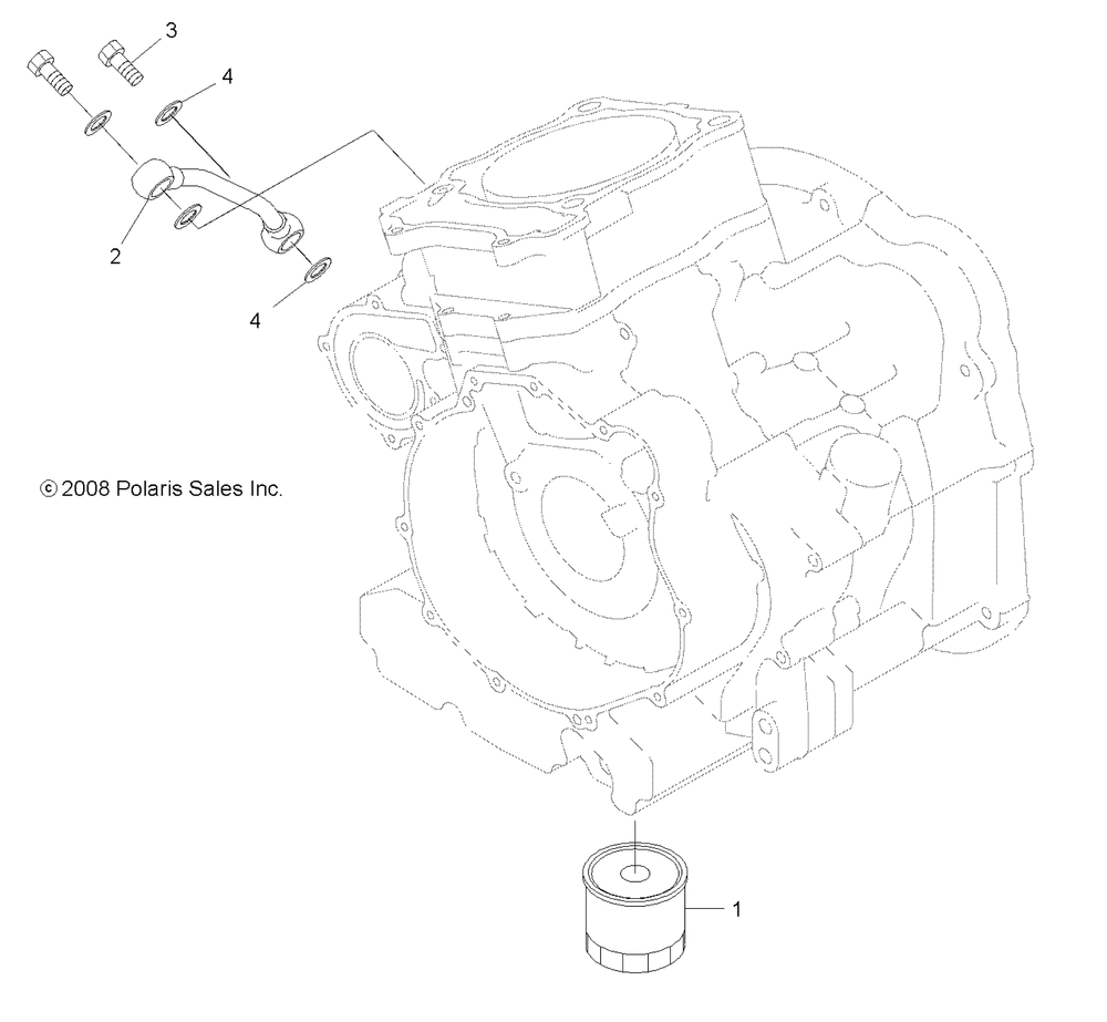 Engine oil filter - a10tn55al_ax