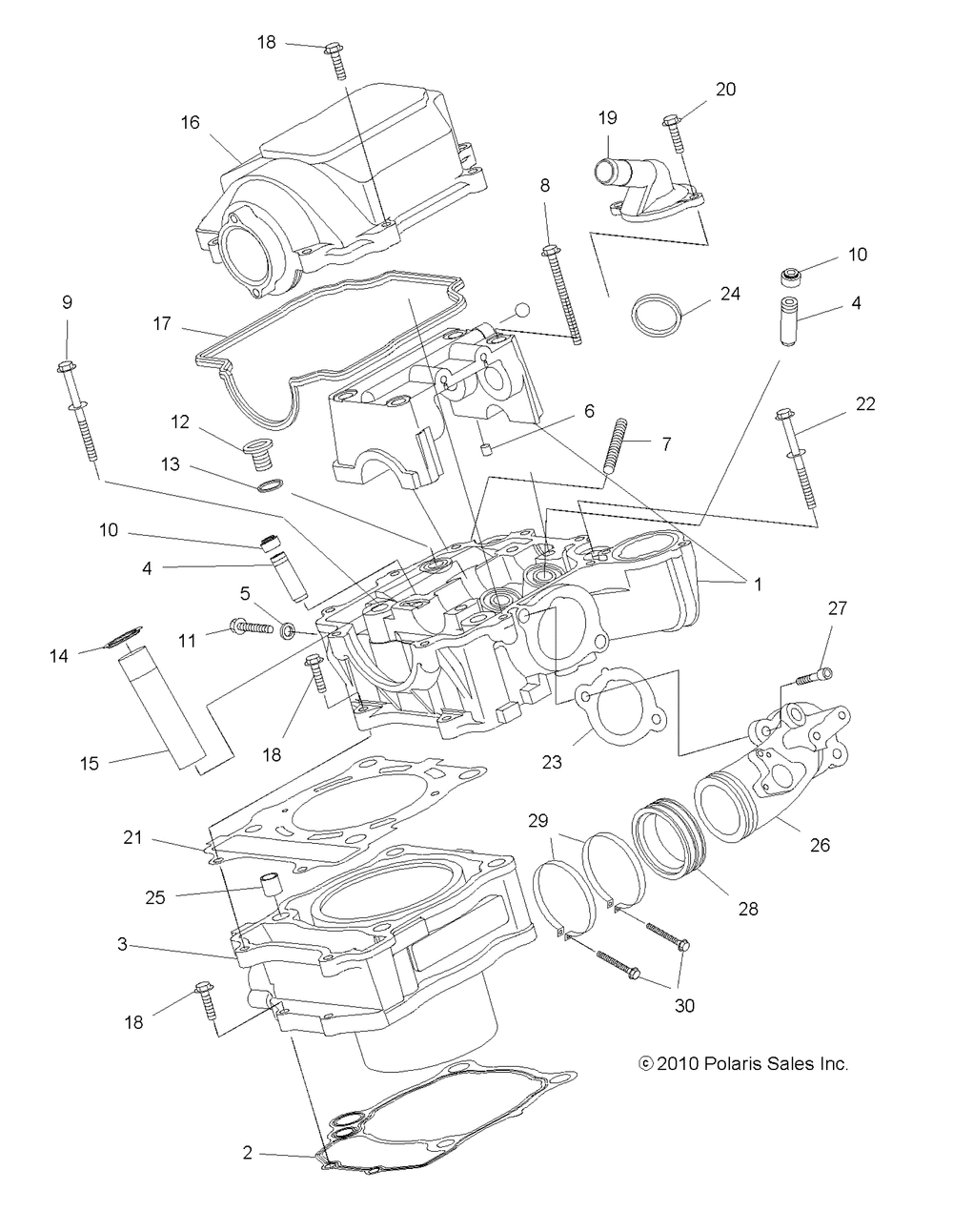 Engine cylinder - a11zn55aa_aq_az