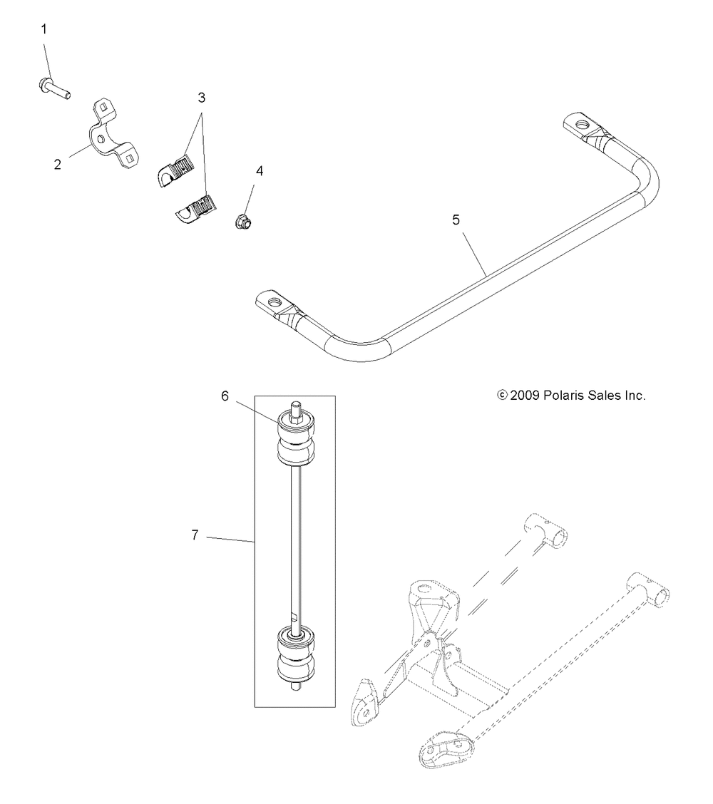 Suspension stabilizer bar - a11zn55aa_aq_az