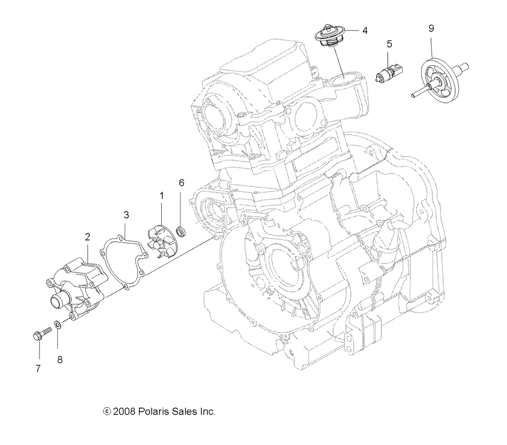 Engine cooling system and water pump - a11zn55aa_aq_az