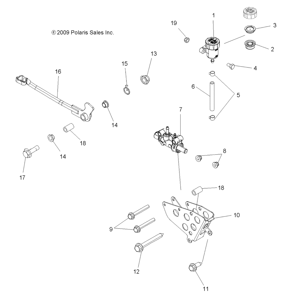 Brakes brake pedal and master cylinder - a11zn55aa_aq_az