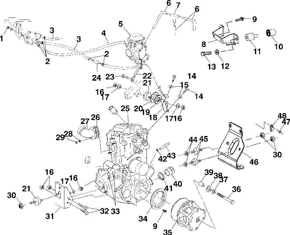 Engine mounting - a99cd50aa