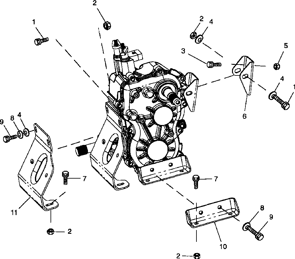 Transmission mounting - a99cd50aa