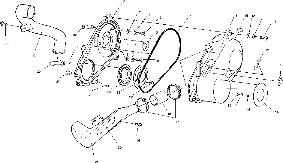 Clutch cover assembly - w958144