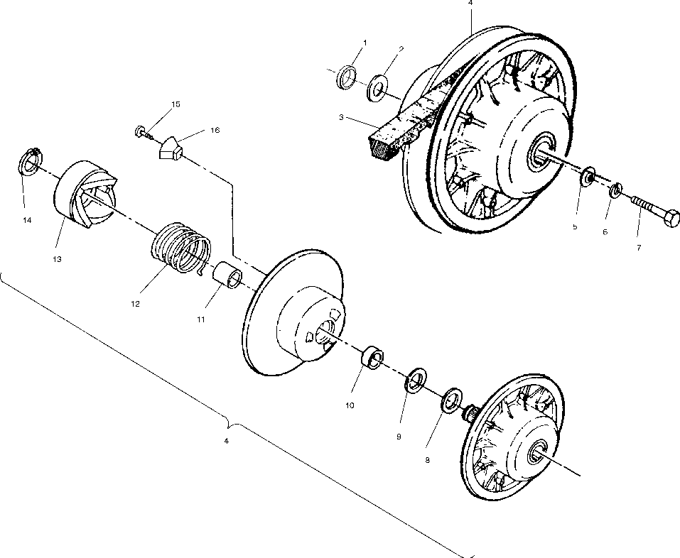 Driven clutch assembly - w958144