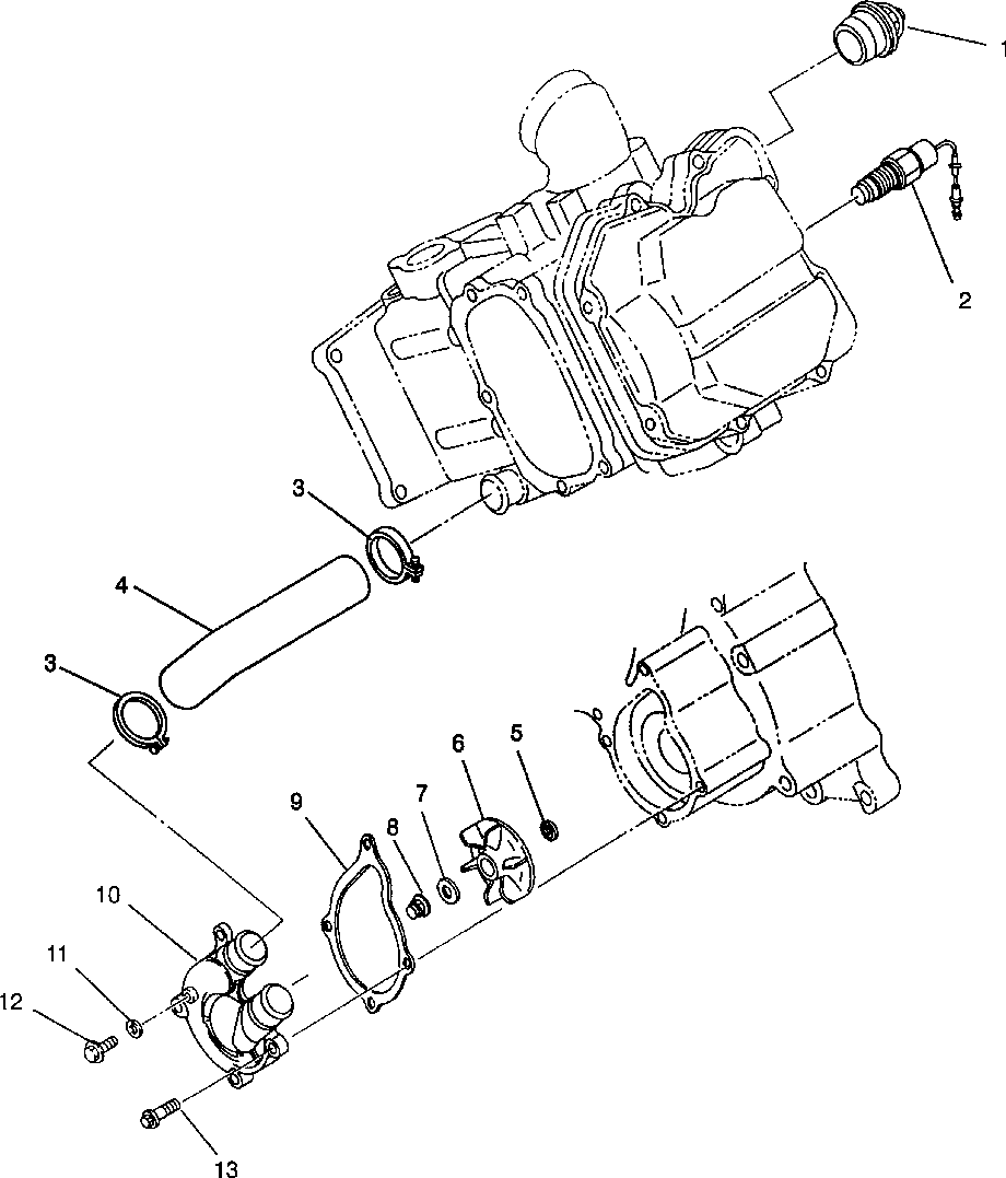 Water pump magnum 6x6 - w968744 and magnum 6x6 swedish - s968744