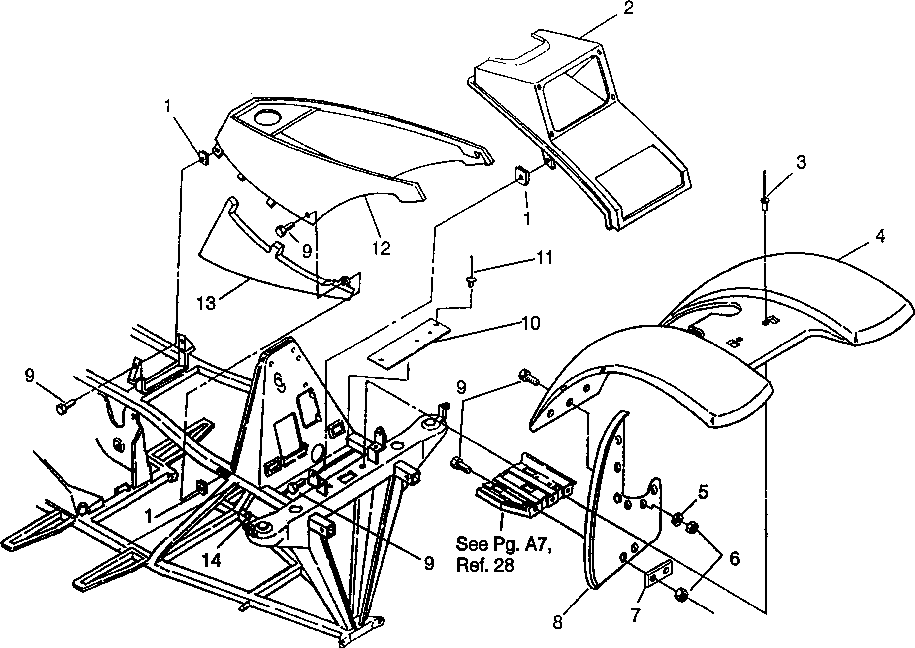 Front cab magnum 6x6 - w968744 and magnum 6x6 swedish - s968744