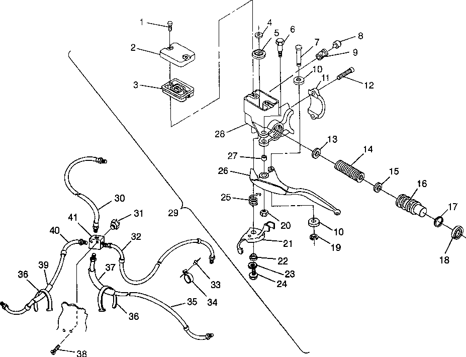 Controls - master cylinder_brake line magnum 6x6 w968744 and magnum 6x6 swe