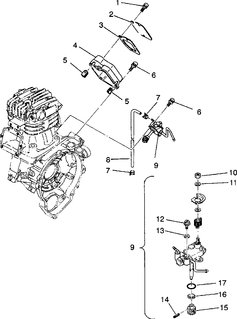 Oil pump 4x4 350l w938139