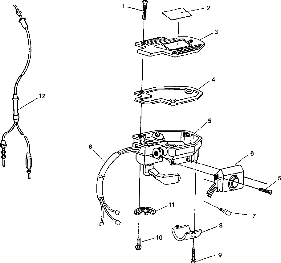 Controls - throttle asm._cable 4x4 350l w938139